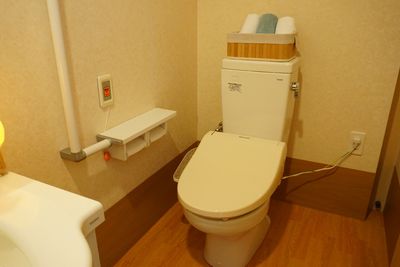 清潔なトイレ設備