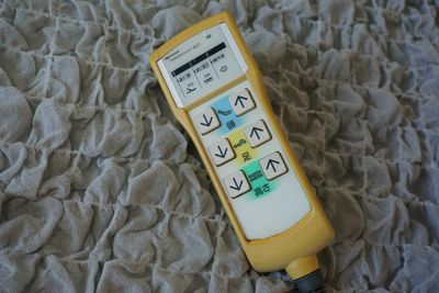 電動ベッドの操作リモコン
