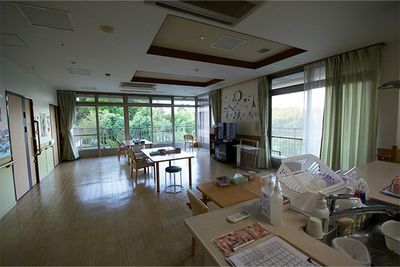 自然を望むラウンジ
