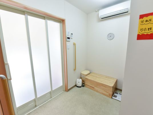 清潔な居室の一角