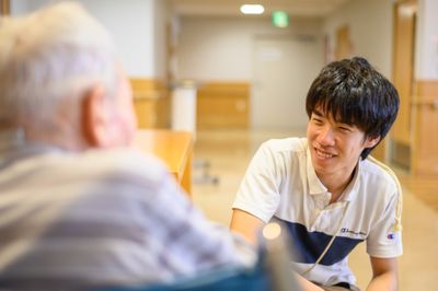 笑顔溢れるケアの現場