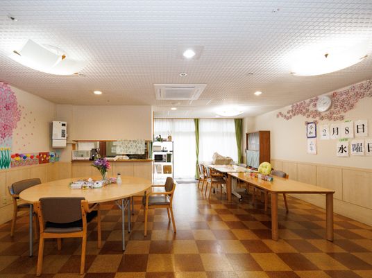 和やかな雰囲気の食堂