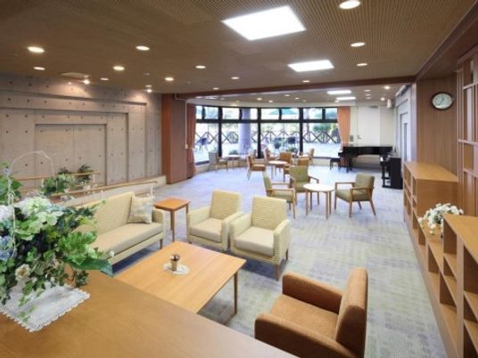 ゆったりした休憩スペース