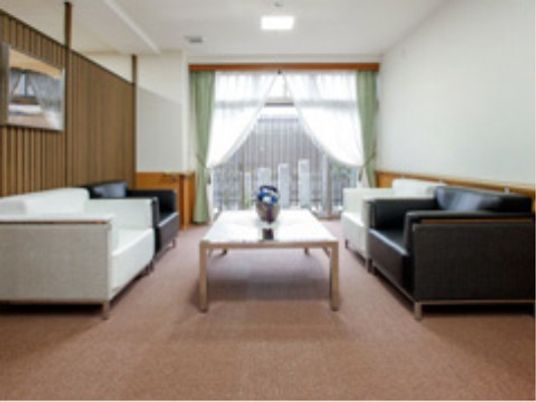 共有スペースの落ち着いた一角