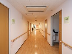 安全な廊下の様子