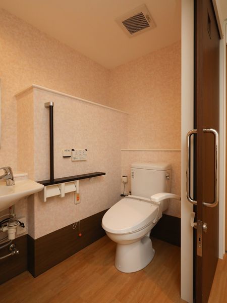 清潔なトイレの設備
