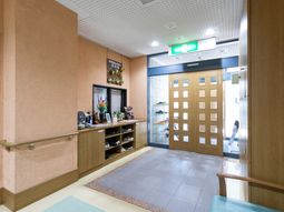 明るいエントランス