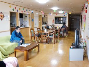 共有スペースの日常風景