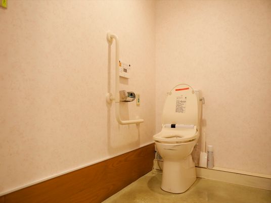 バリアフリーのトイレ設備