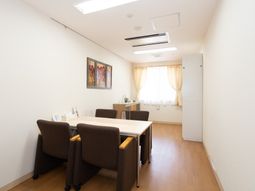 清潔感あふれる休憩室