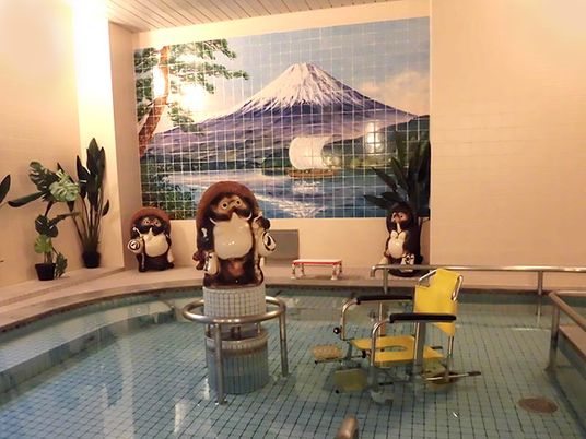 リラックスできる浴室