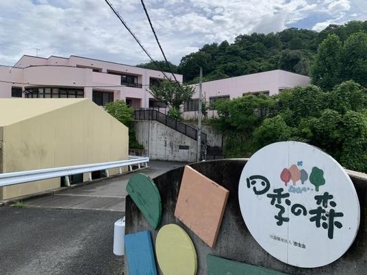 森の森の看板  