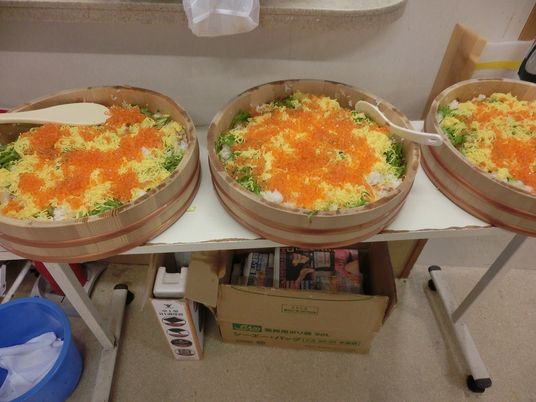 料理が準備された場所