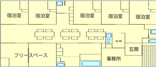 分かりやすい施設案内の図面
