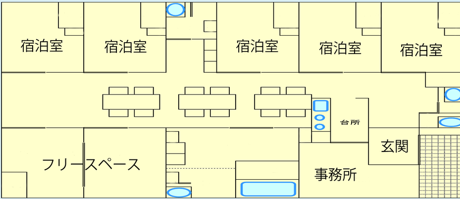 分かりやすい施設案内の図面