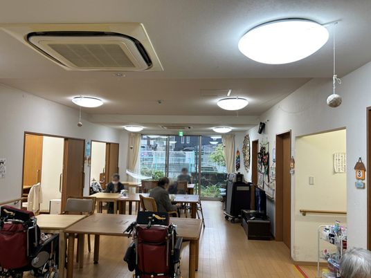 自然光豊かな共用空間
