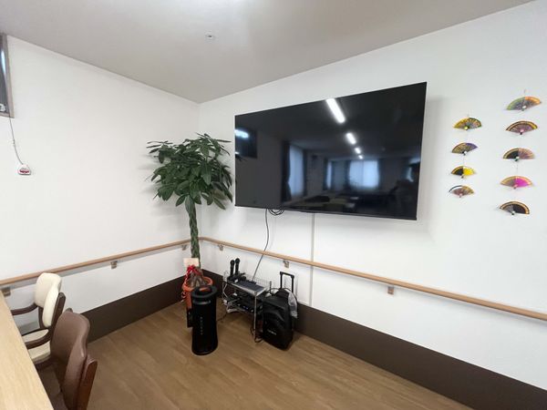 テレビのある休憩室
