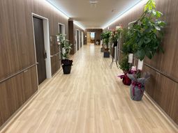 装飾がある廊下  