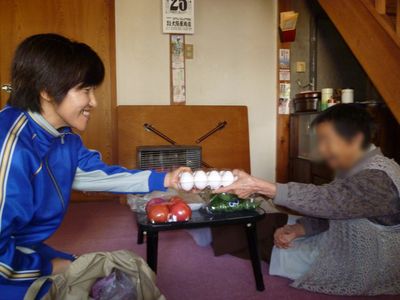 対面の様子