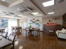 明るい共有スペース