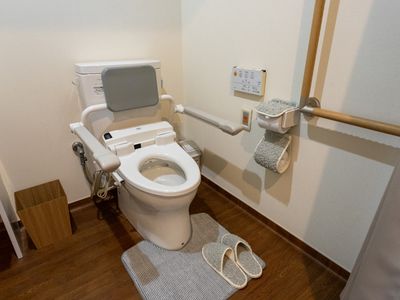 使いやすい設備のトイレ