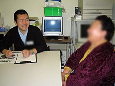 対話の様子の部屋