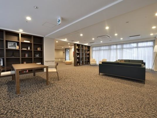 ゆったりとした共有スペース