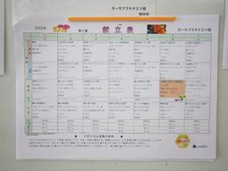 カレンダープランの掲示物