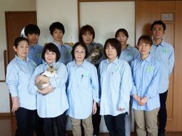 スタッフ一同の集合写真