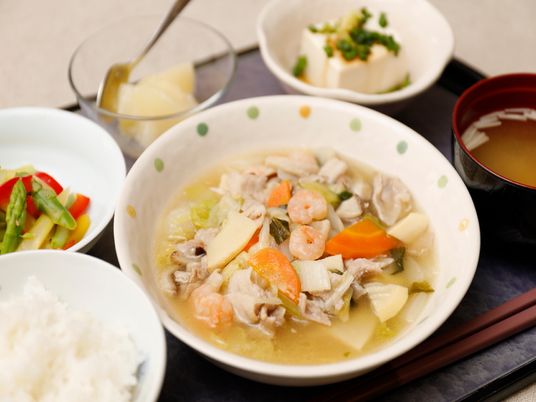 栄養満点の手作り料理