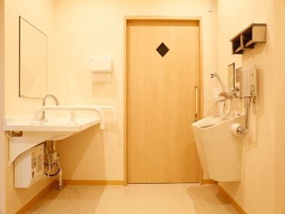 バリアフリー設計の洗面台