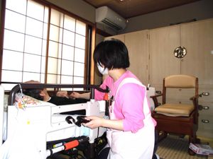 ベッドルームでのお手入れ