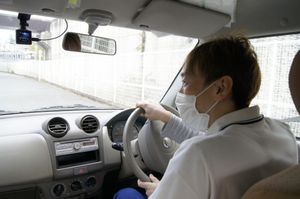 運転中のスタッフの様子