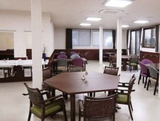 明るい共用スペース