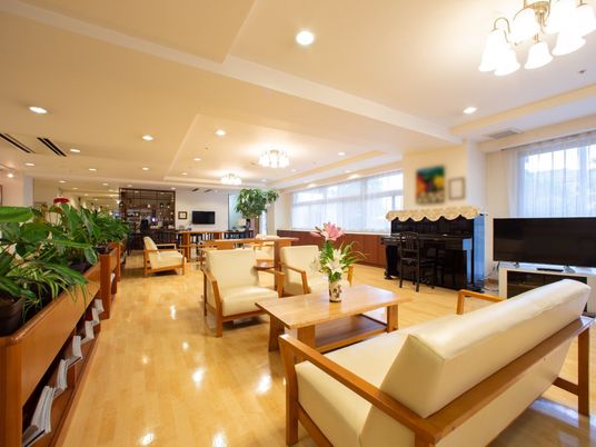 光輝く共有スペース