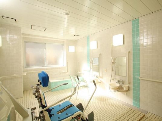 清潔な浴室と設備