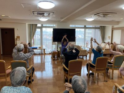 活動中のリビングルーム
