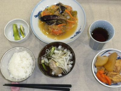 栄養バランスの食事例
