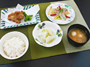 和食の食事プレート