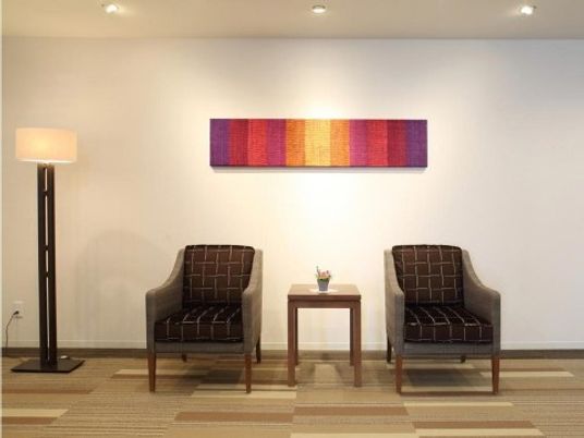 落ち着いた休憩スペース