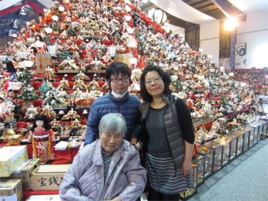 節分祭の訪問者