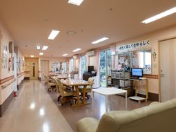 明るい共有スペース