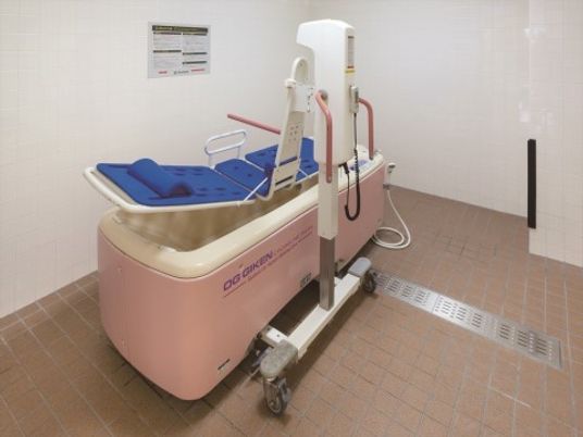 機能的な浴室設備