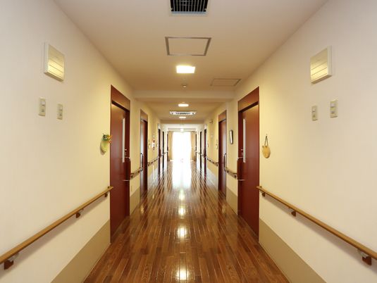 清潔感ある廊下の様子