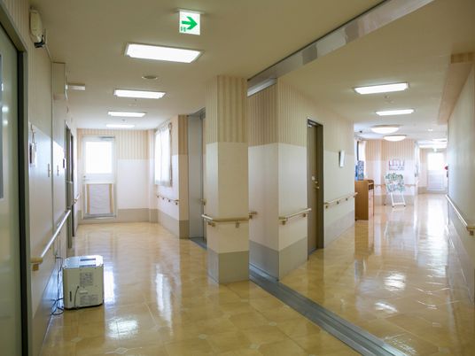 明るい廊下