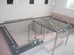 バリアフリーの洗い場