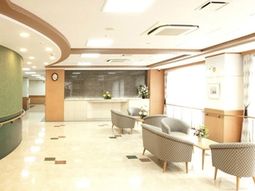 明るい待合スペース