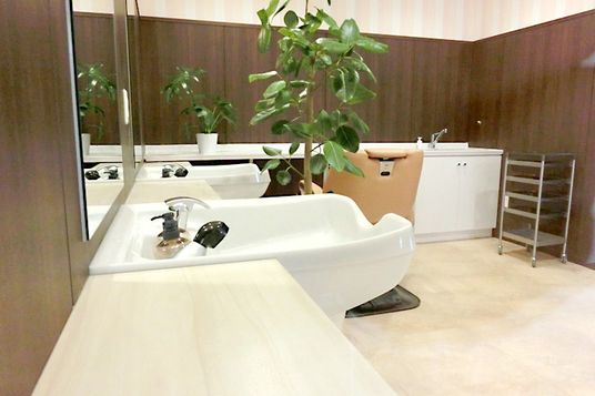 理美容室の室内