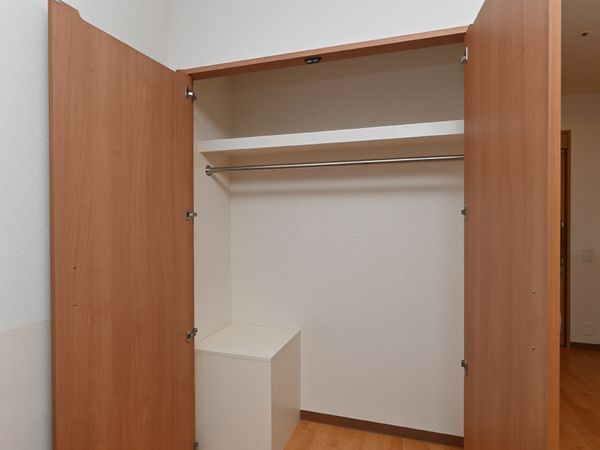 整頓された洋室のクローゼット