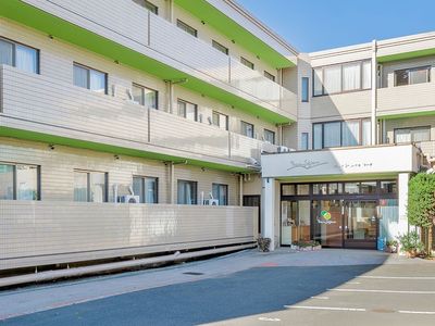 清潔感のあるエントランス